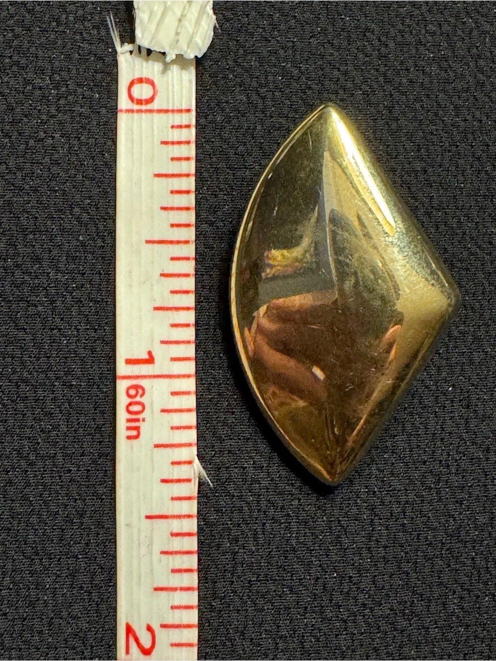 Vintage Gold Tone Geometric Statement Stud Earrings Modernist Minimalist